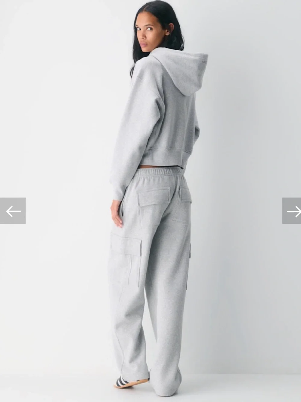 Aritzia cozy sweat fleece boyfriend boxy zip hoodie